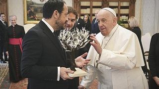 Συνάντηση Νίκου Χριστοδουλίδη- Πάπα Φραγκίσκου