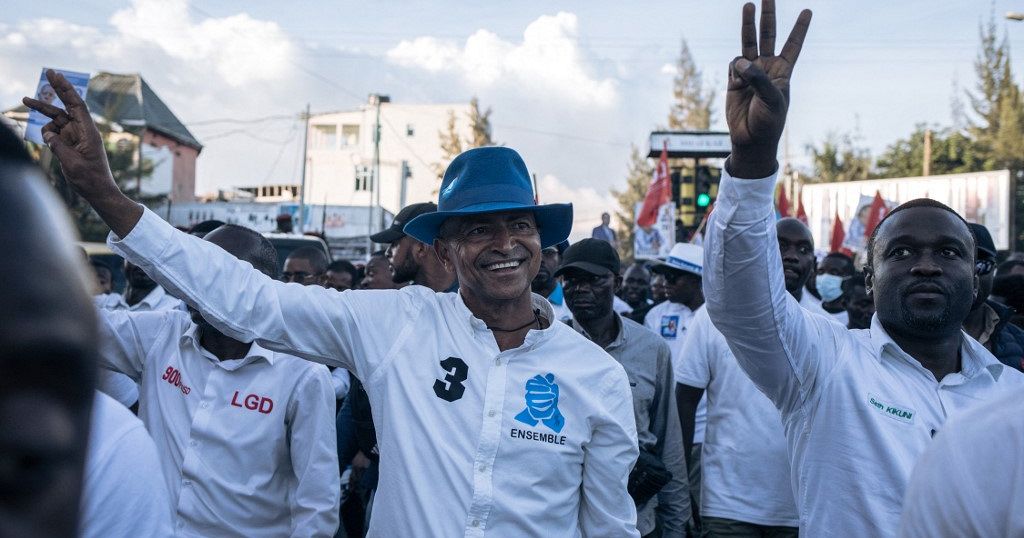 DR Congo: Opposition candidate Moise Katumbi holds rally in Goma