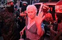 Una de las mujeres liberadas.