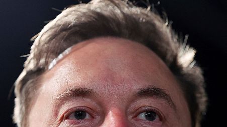 FILE: Tesla and SpaceX's CEO Elon Musk attends the AI Safety Summit at Bletchley Park, on Wednesday, Nov. 1, 2023 in Bletchley, England. 