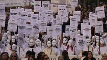 March opposing violence against women in Madrid, Spain, November 25th 2023