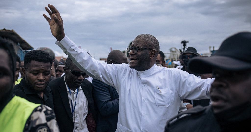 DRC: Nobel winner Denis Mukwege launches electoral campaign in hometown