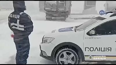 عاصفة قوية تضرب أوديسا في أوكرانيا