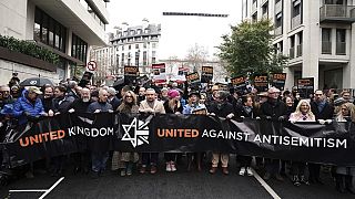 مظاهرة معاداة السامية في لندن