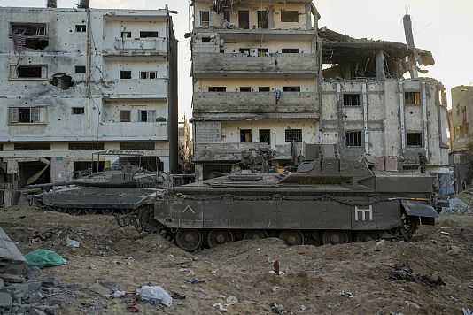 تانک‌های اسرائیل در نوار غزه