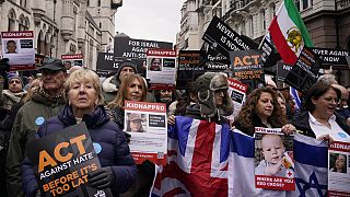 Марш против антисемитизма в Лондоне