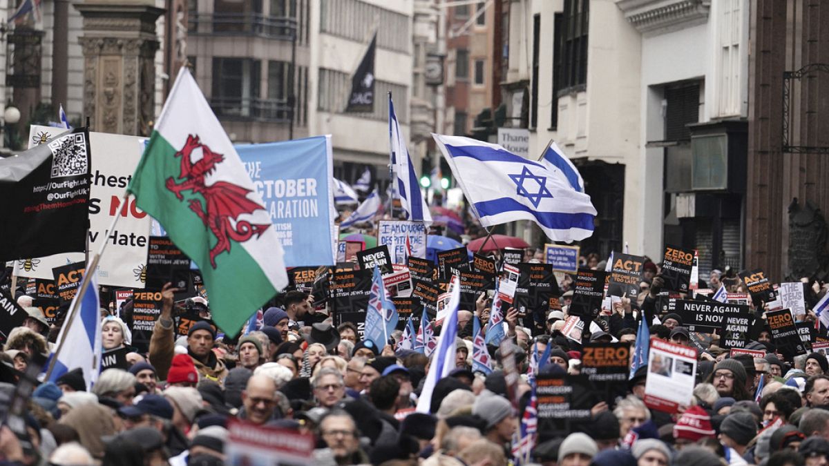 Marche contre l'antisémitisme, Londres, le 26 novembre 2023