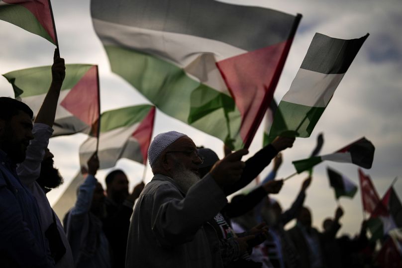 Διαδήλωση υπέρ των Παλαιστινίων