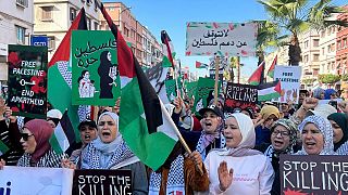 Guerre Israël-Hamas : des milliers de Marocains marchent pour la Palestine