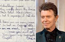 David Bowie's handwritten lyric sheet expected to fetch €115,000 at auction 