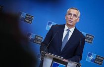 NATO Genel Sekreteri Jens Stoltenberg 27 Kasım'da İsveç'in bloğa katılımı hakkında basına konuştu.