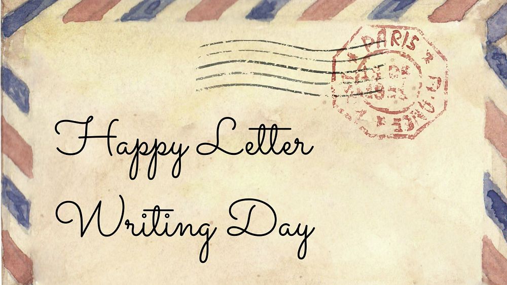 28 ноември Честит ден на писане на писма Това е