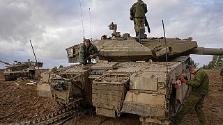 Ισραηλινό άρμα μάχης στην Γάζα