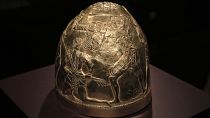 Skythischen Helm aus massivem Gold.