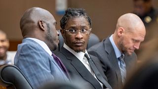 Young Thug attends a hearing on the YSL case in Atlanta on Dec. 22, 2022.