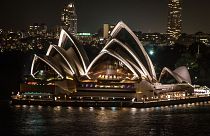 The Sydney Opera House by night