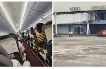 مسافران پرواز یونایتد ایرلاینز نیجریه 