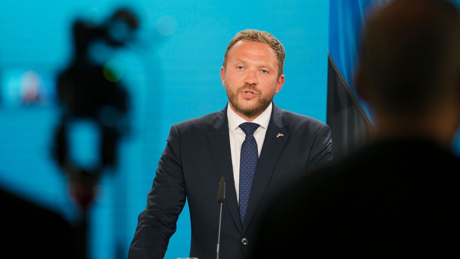 Estonian Foreign Minister Margus Tsahkna.