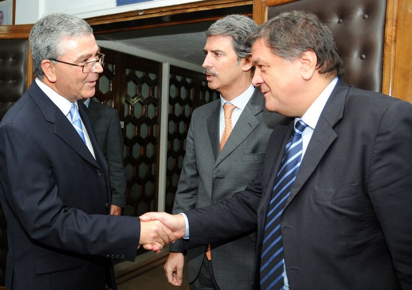 Pier Antonio Panzeri (jobbra) Tunéziában 2011-ben