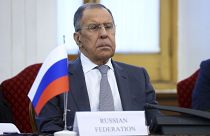 El ministro de Asuntos Exteriores de Rusia, Serguéi Lavrov, durante una reunión en Irán el 23 de octubre.