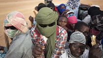 Nigeriens and third-country migrants head towards Libya from Agadez, Niger, Monday, June 4, 2018. 