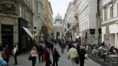 Shoppers in Austria (file photo)