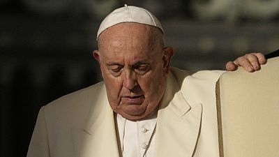 Papa Francisco à chegada à Praça de São Pedro, 22 novembro 2023