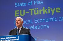 The EU's high representative for foreign affairs, Josep Borrell, announces new plans to revive ties with Turkey