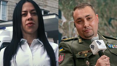 Marianna Budanova and Kyrylo Budanov, the head of the Ukrainian secret service.