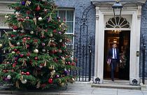 Prime Minister Rishi Sunak departs 10 Downing Street, London, to attend Prime Minister's Questions at the Houses of Parliament, on Wednesday Nov. 29, 2023.