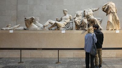  رخامات البارثينون المعروضة في المتحف البريطاني