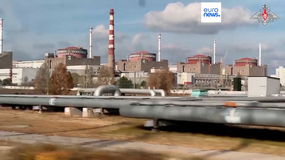 Запорожската атомна електроцентрала в Южна Украйна остава в руски ръце
