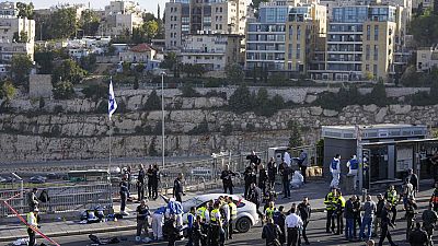 Το σημείο της ένοπλης επίθεσης στην Ιερουσαλήμ