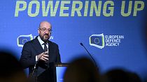 European Council President Charles Michel speaks at the 2023 European Defence Agency annual conference, November 30