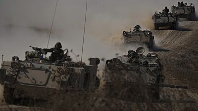 Ισραηλινά άρματα μάχης στη Λωρίδα της Γάζας