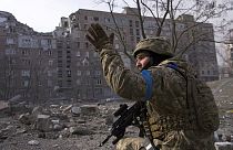 القوات الأوكرانية على الجبهة