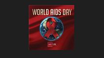 Egy, az AIDS világnapjára készült logó