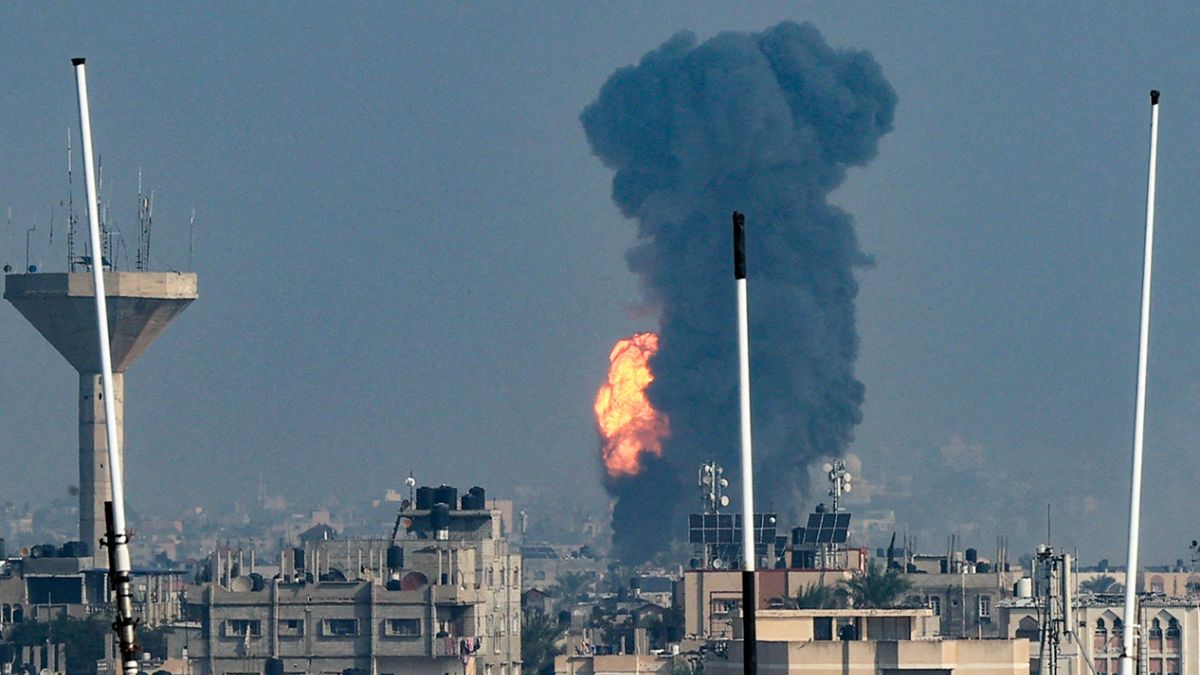 Последствия израильского удара по Рафаху, сектор Газа, 1 декабря 2023 года.