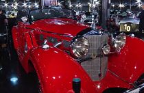 FILE: Red Rolls Royce Phantom at classic car museum, Bucharest, Romania, November 2023