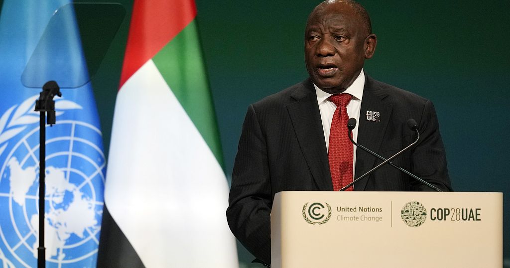 COP28: Ramaphosa urges for “new, at scale and appropriate finance” to back vulnerable nations