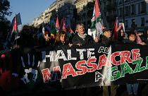 مظاهرة مساندة للفلطينيين في باريس