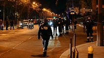 Helyszínelő rendőrök a Quai de Grenelle-en  - Párizs, 2023. december 2. 