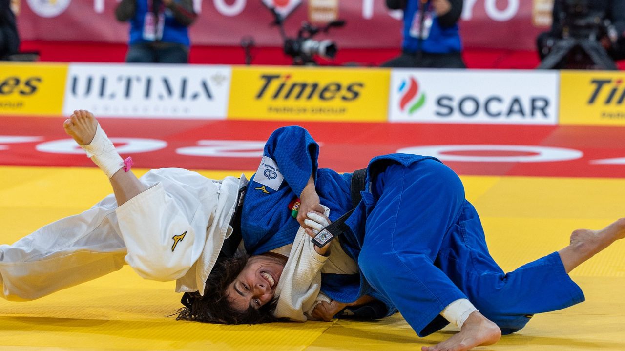 Portuguesa Catarina Costa no combate pelo bronze em Tóquio