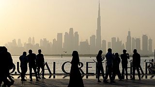غطى الضباب مدينة دبي