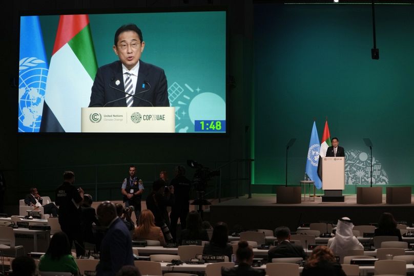 A japán kormányfő beszéde a dubaji COP28 csúcstalálkozón