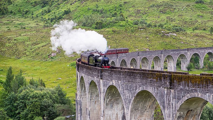 The iconic Glenfinnan Viaduct in Inverness-shire has 21 arches.