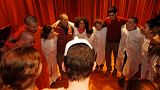 Il teatro di Angelica Edna Calo Livne nel kibbutz Sasa al confine con il Libano