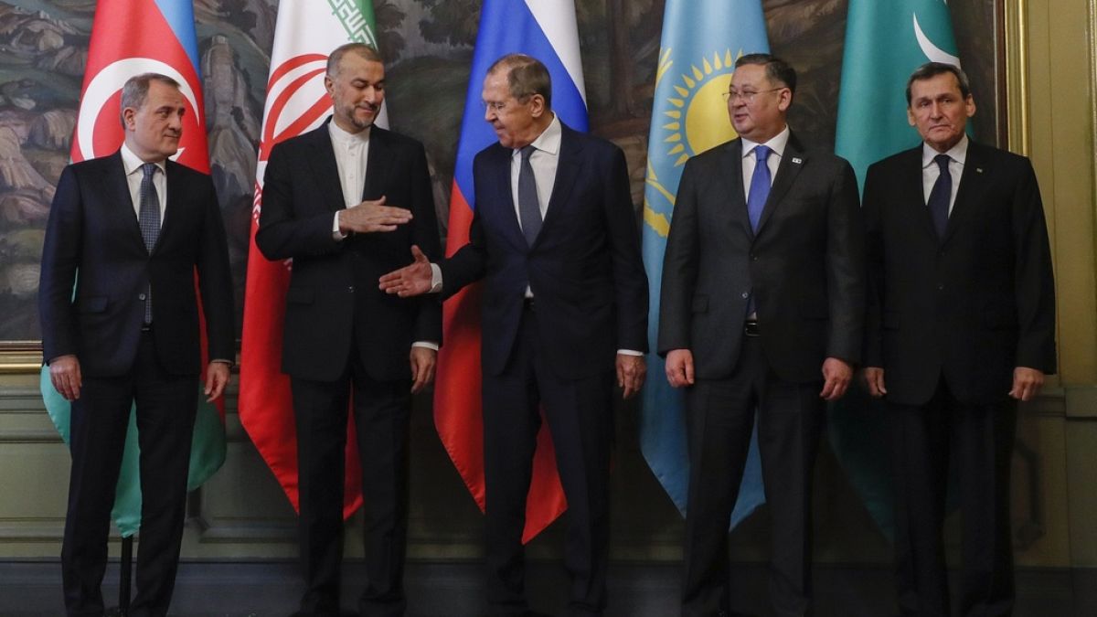 Les ministres russe et iranien des Affaire étrangères à Moscou, le 5 décembre 2023