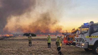 Лесной пожар на западе Австралии. 23 ноября 2023 года