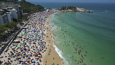 Ein Strand in Rio de Janeiro im September 2023